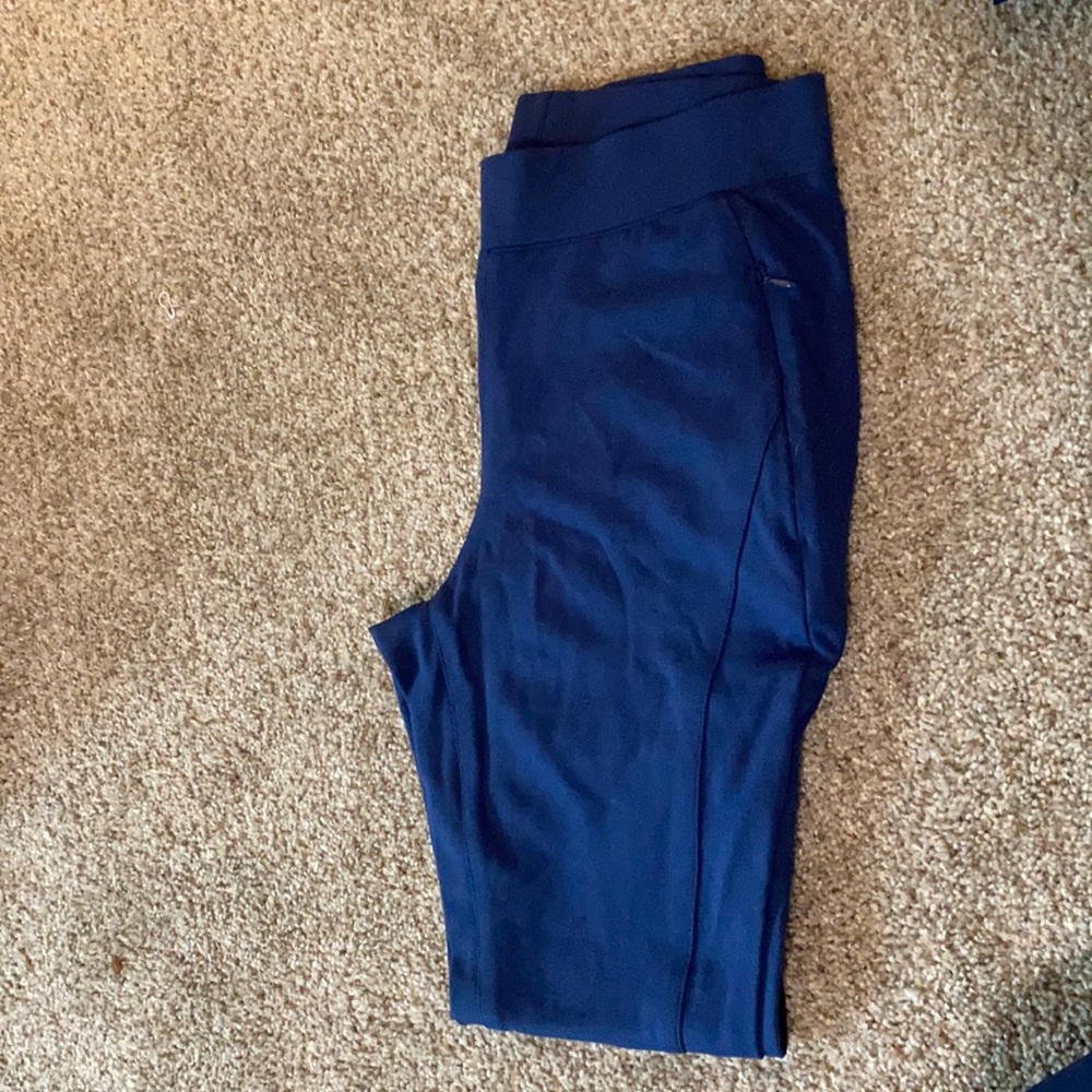 Jaanuu S Navy Yoga Scrub Pants